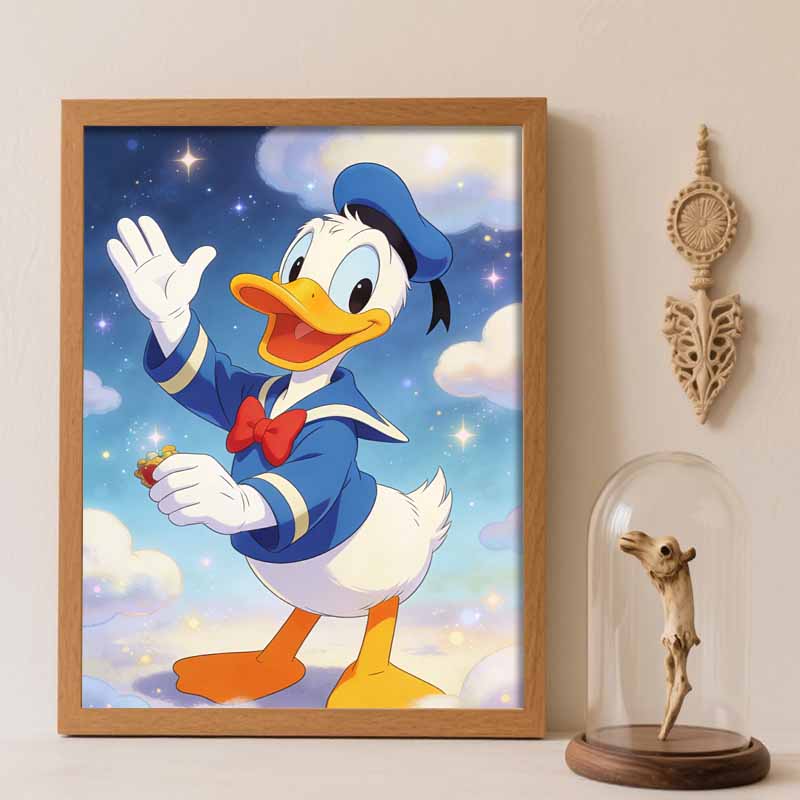 Disney Donald Duck Diamond Paint Painting Art Kit Handmade DIY5D Home Decor Gift