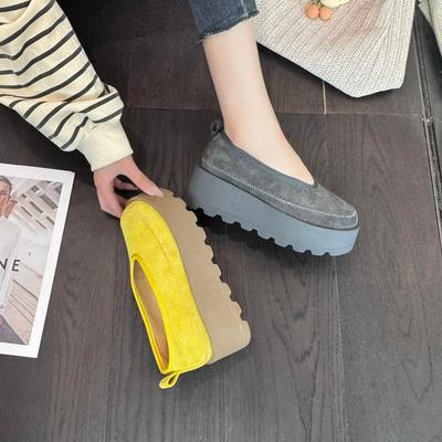Platform Muffin Single Shoes Spring and Autumn New Casual Fashion Versatile High Sense