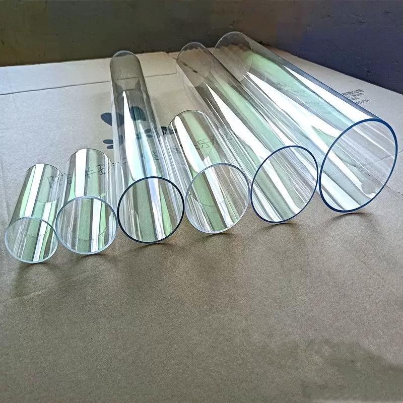 High Transparent PC Tube Polycarbonate Plastic Pipe 1mm Thick Corrosion Resistance Oxidation High Temperature Resistant Strong