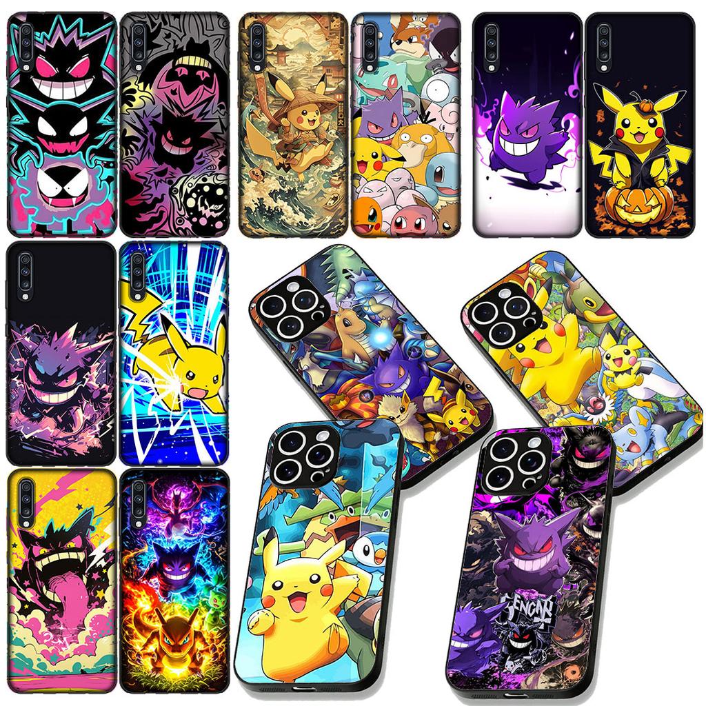 P-Pokemons GO P-Pikachus Gengar Cover for Motorola Moto G86 G14 G35 G34 G45 G55 G67 G75 G85 G24 G15 G54 G57 Power Phone Case