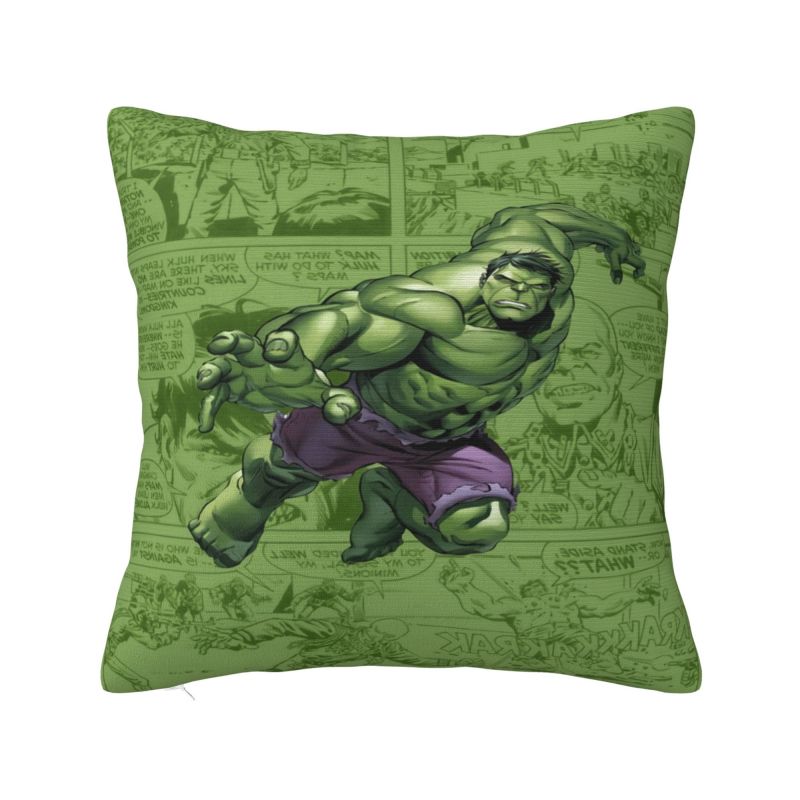 Custom Hulk Cushion Cover 45x45cm Velvet Modern Pillows