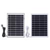 Solarpanel 8W Hocheffizienz-Ausgang IP65 Wasserdicht Einkristallines Silizium Sicherheitskamera Solarpanel für Arlo Pro 4/Ultra 2/Pro 3/Ultra/Pro5S
