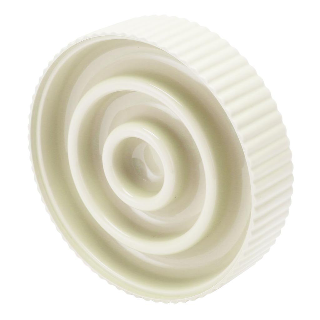 Slow Feeder Pet Bowl Prevent Choking Slip Proof Promote Digestion Pet Puzzle Food Bowl for Small Medium Dogs Cats Beige