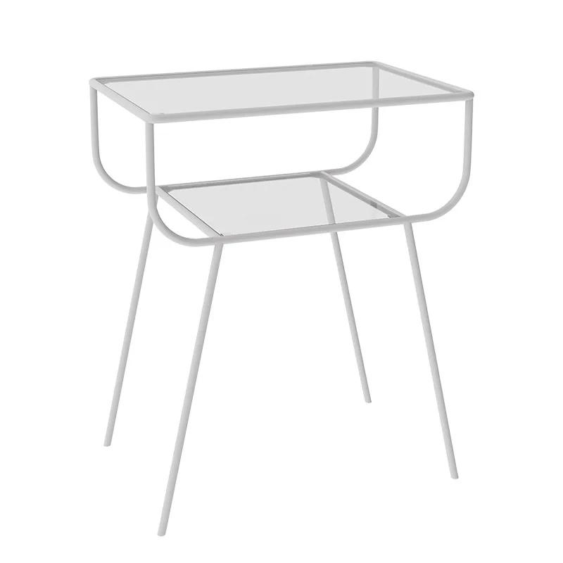 Nightstands Modern Bedside Table Bedroom Furniture Iron Side Table Nordicsofa Corner Storage Cabinet Small Table Bedside Cabinet