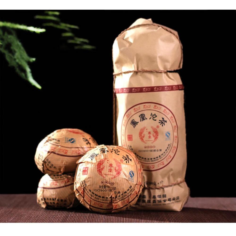 Phoenix Tuo Tea Yunnan Pu-erh Ripe Tea 500g (100g*5 Tuo)