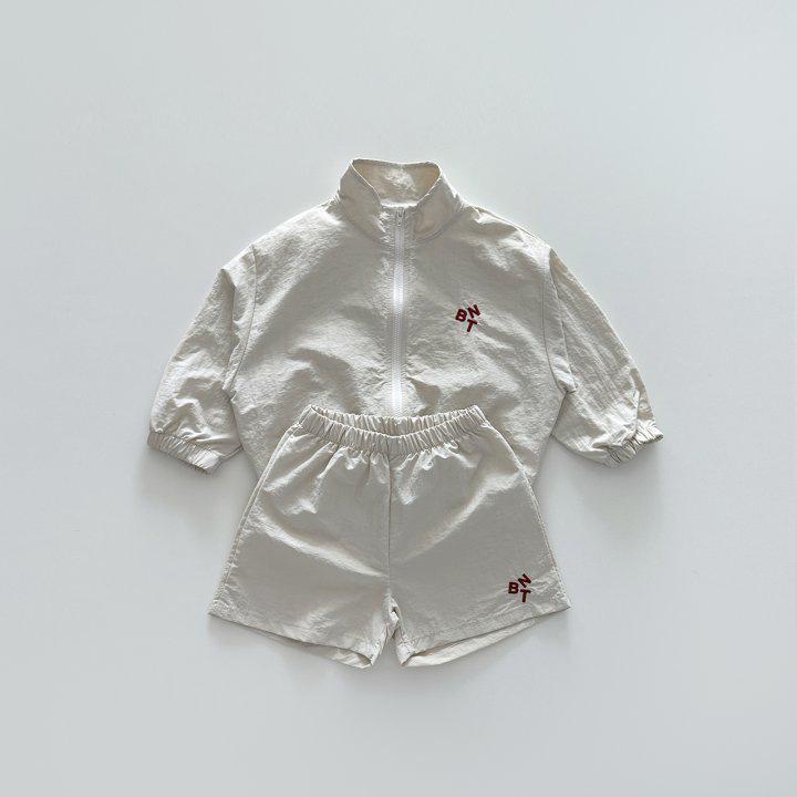 Korean Style 2024 Kids' Casual Letter Jacket & Shorts Set