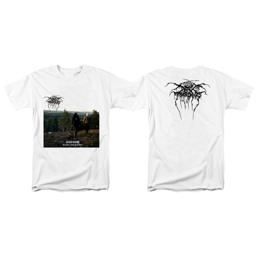 Norwegian Black Metal "Black Death" Dark-themed Printed Music Fashion Casual Short-sleeved T-shirt