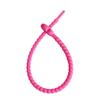 DIY Jewelry Key Chain Self-Locking Lanyard Strap Candy-Colored Little Flower Silicone Rope 25cm Dress Tags Rope
