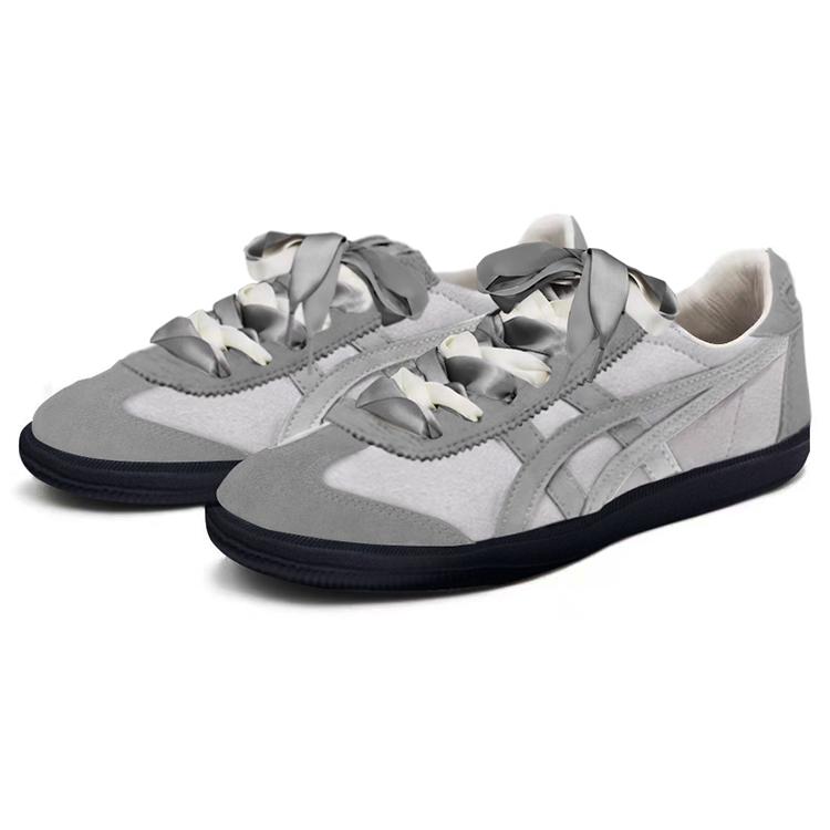 Onitsuka Tiger Tokuten Low top Skateboard Shoes Unisex Silver Gray 1183A907-021(TeamY-)