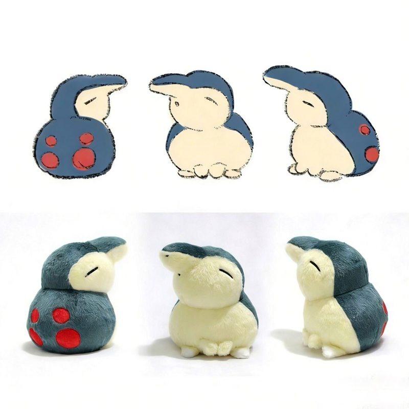 Latest 15Cm Anime Cyndaquil Plush Stuffed Animal Toys Plush Cute Room Decoration Dolls Plush Keychain Birthday Surprise Present