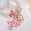 Tassel Butterfly Keychain Sequin Bag Hanging Fashion Cross Pendant Keychain  Gifts