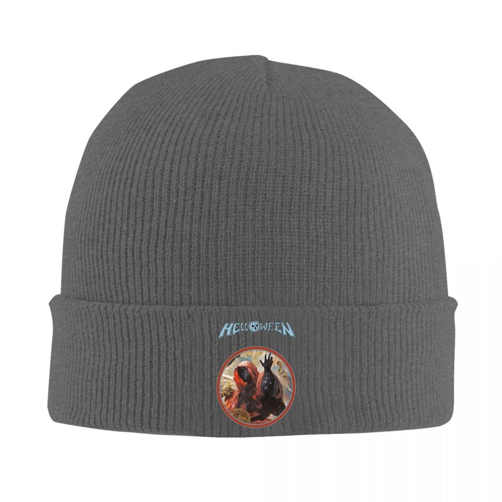 Helloween Rock Band Warm Knitted Cap Winter Knit Bonnet Hat Skullies Beanies Hip Hop Caps for Unisex