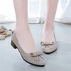 Slip-on Office Low Heel Pointed Toe Shoes for Women Casual Comfortable Fashionable Elegant 39 Cheap With Discount Woman Flats