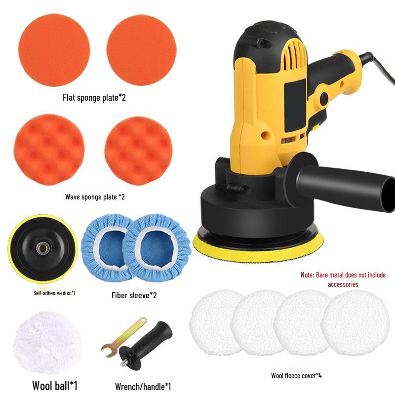 Handheld Car and Floor Polishing Machine - Wax, Glaze, and Grind Surfaces