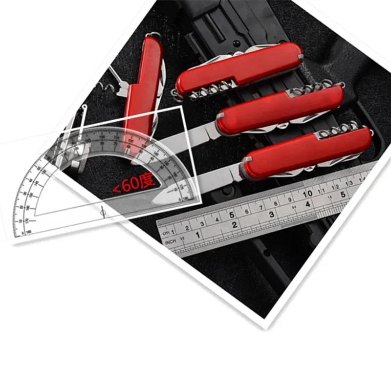 Outdoor Camping Fluchtwerkzeug tragbares faltbares Mini-Set Messer Zange multifunktional