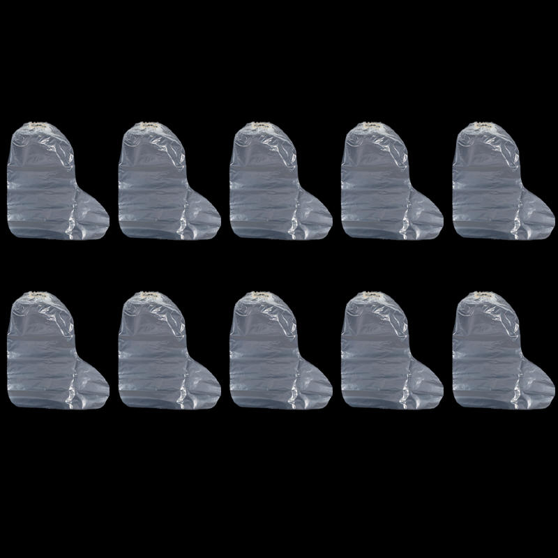 10Pcs Disposable Rain Shoe Covers Clear Waterproof Boot Protectors Mid High Tube Portable Anti Slip For Adults Outdoor