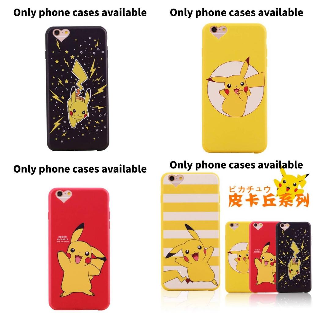Silikonowe etui na telefon Pokmon Pikachu do iPhone'a z pełnym kryciem i miękkim matowym wykończeniem dla dzieci