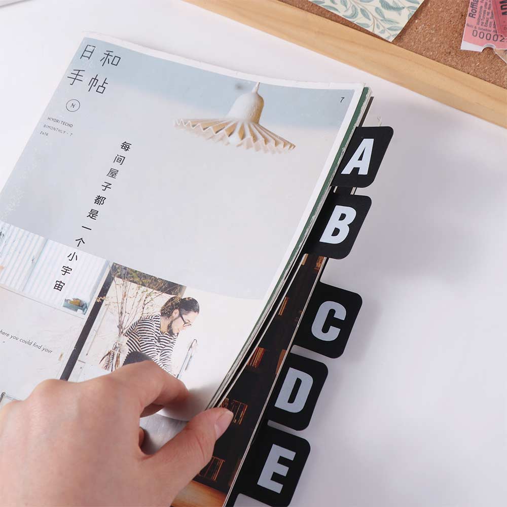 Record Dividers Notebook Marker Vinyl Record Organizer Classic Bookmark Pen Clip Stationery