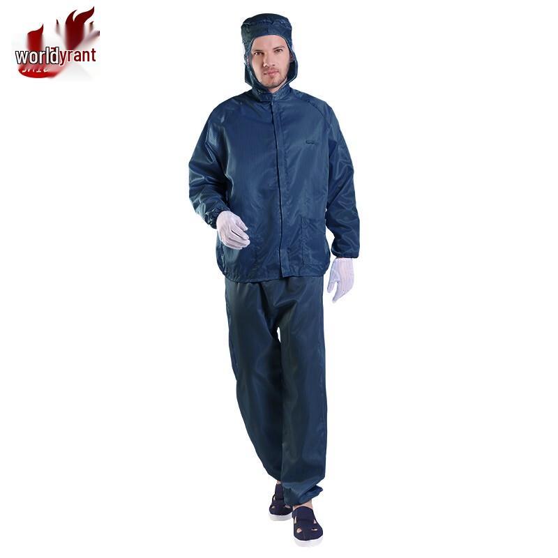 SHIBA Hooded Split Anti-Static Cleanroom Suit L