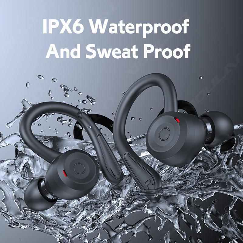 Căști fără fir Bluetooth Sport impermeabile TWS Bluetooth 5.1 Căști stereo HiFi Căști cu anulare a zgomotului cu microfon