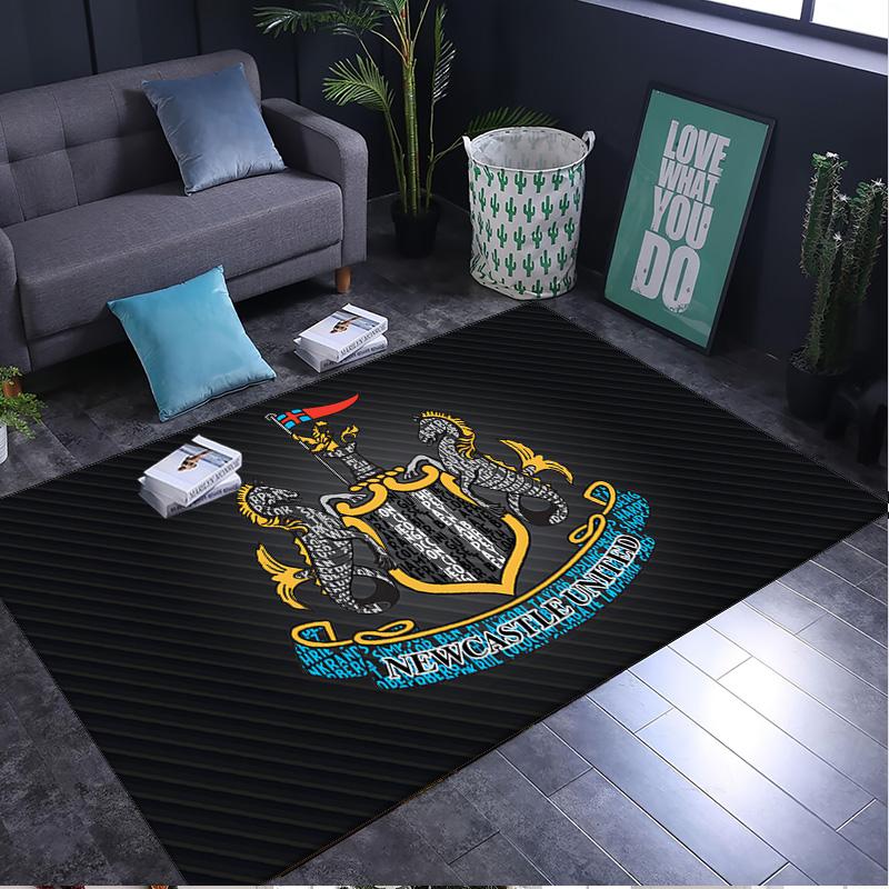 1PC rug Newcastle United Crest Carpet, Chair Rug,Area Rug for Office Bedroom living rooms bedroom, Doormat decor Christmas fan gifts