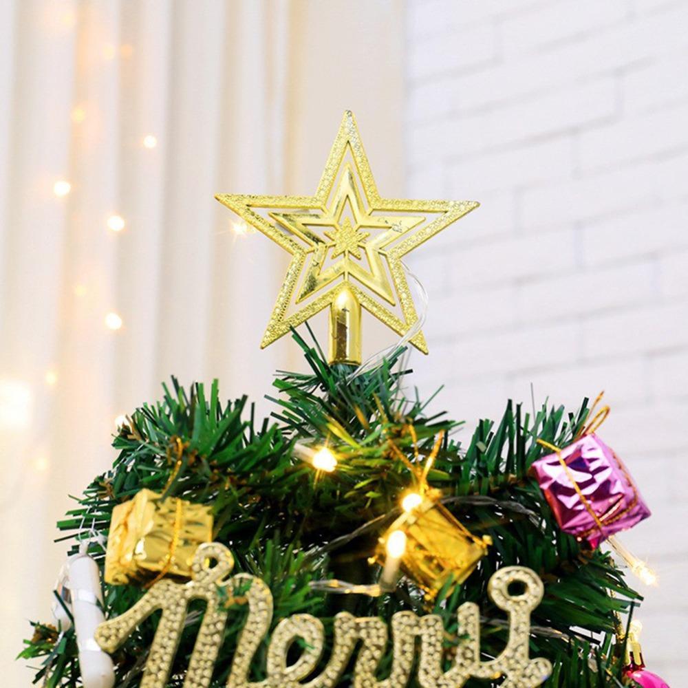 Desktop-Weihnachtsbaum LED-Licht 30CM 45CM 60CM Mini Tischgeschenk Weihnachtsbaum Künstlicher Weihnachtsbaumschmuck Heimdekoration
