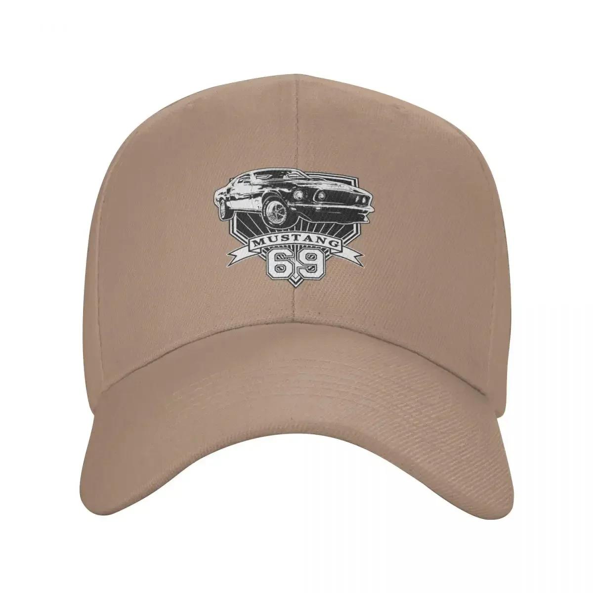 

69 Mustang Fastback Baseball Cap New Hat Golf Hat Women Beach Fashion Unisexs