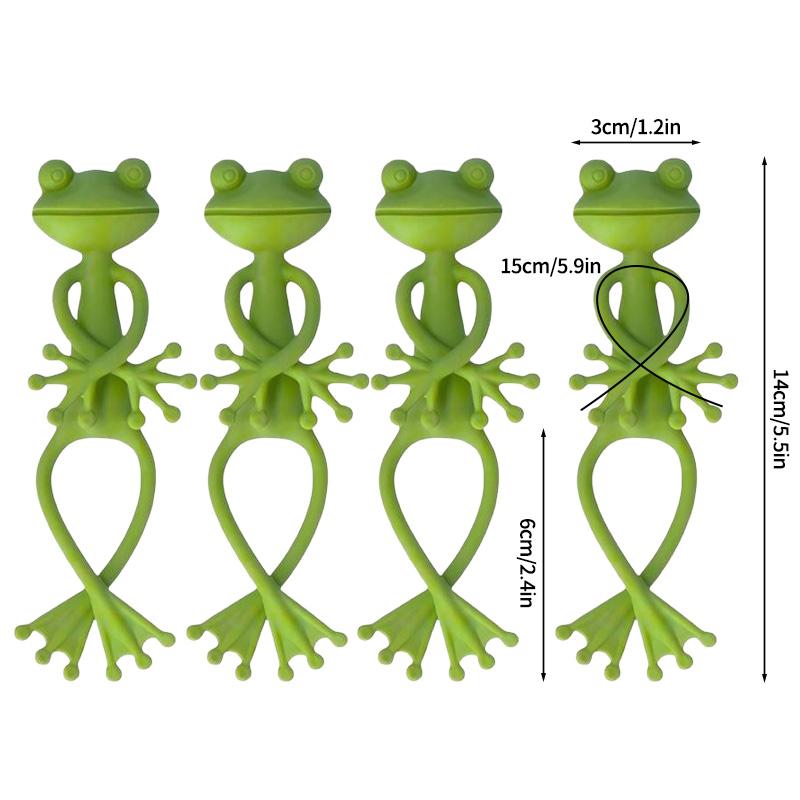 1/2/4Pcs Plant Fixing Clips Plastic  Climbing   Support Frame For Alocasia Monstera Vine  Monstera Shape Plant Fixing Clamp