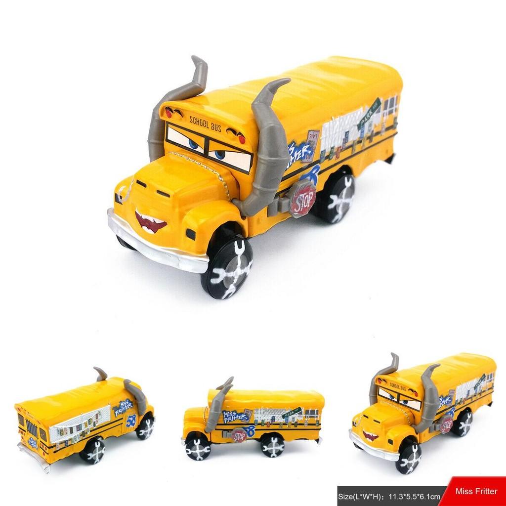 Mașinuță de Jucărie Galben Vibrant Miss Fritter Diecast Pentru Copii Ideală Pentru Cadouri de Sărbători