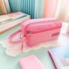 Oxford Fabric Pencil Case Large Capacity Pen Pouch Simple Pen Case  Office Supplies
