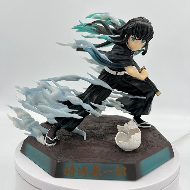 18cm Kimetsu No Yaiba Anime Figure Tokitou Muichirou Demon Slayer Action Figure Mitsuri /Shinobu /Nezuko Figurine Model Doll Toys