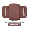 For Mazda Car Center Console Protector Cover Leather Armrest Box Cushion Pad CX5 MX5 CX7 Axela MS CX30 CX90 CX60 CX50 2 3 6 5