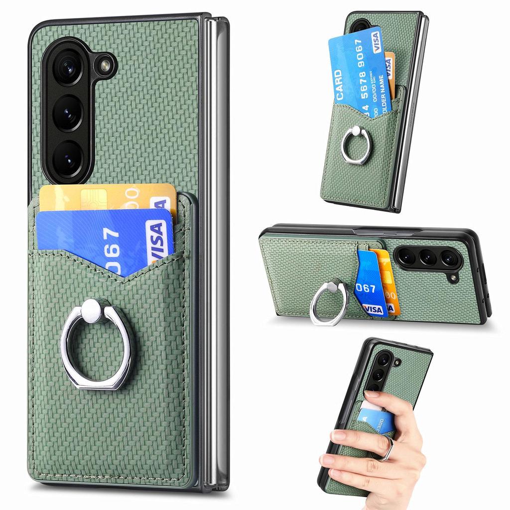 Multifunctional Protective Wallet Case with Card Slot and Stand for Samsung Z Fold7/6/5/4/3