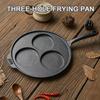 Cast Iron Pancake Pan Nonstick 3-Cup Skillet 9 Inch Frying Pan for Gas Stove Induction Cookware