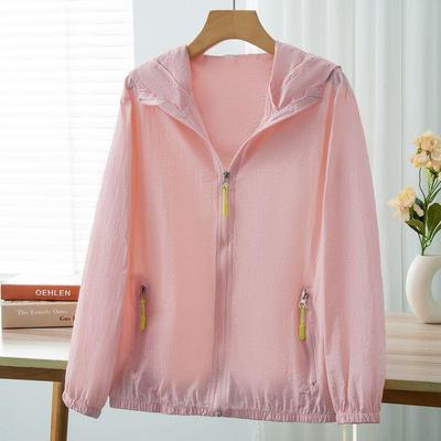Veste de protection solaire UPF50+ en soie glacée fine pour hommes et femmes, vêtements de peau respirants pour le sport d'été avec protection UV