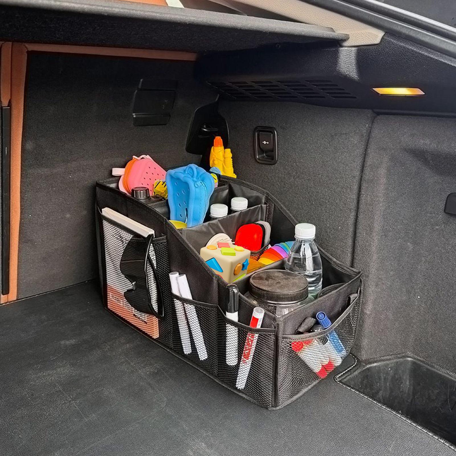 Car Organizer Foldable Large Capacity Trunk Organizer for Car Basket Box Oxford Fabric for FireExtinguisher Children s Toys CN