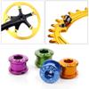 4Pcs 7075 Road Bike Accessories MTB Bicycle Disc Screw Chainring Wheel Bolt Chainwheel Screws Cycling Crankset Parts