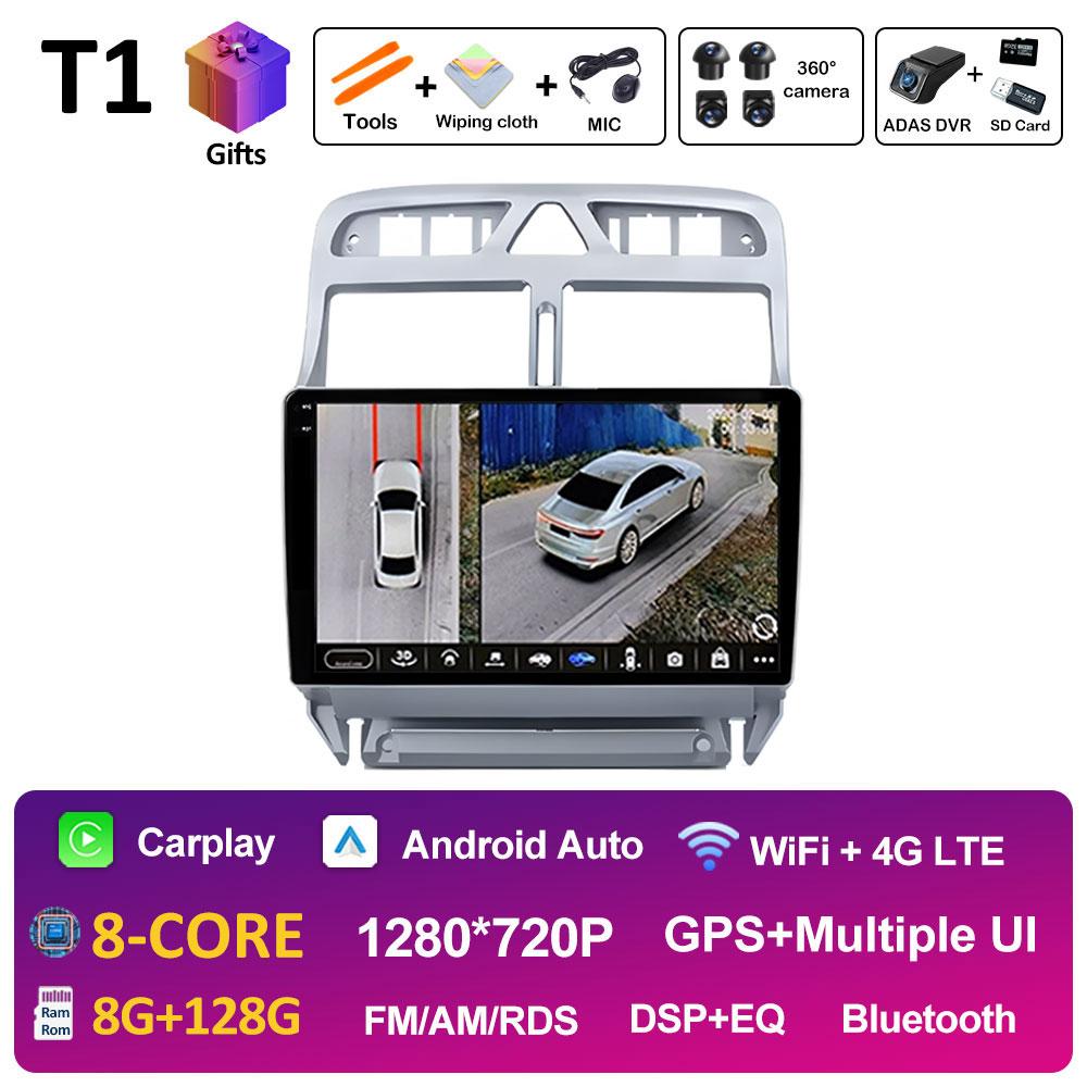 Car Video Audio Multimedia Player For Peugeot 307 307CC 307SW 2002 2003 2004 2005 - 2013 Navigation GPS DSP Stereo Accessories