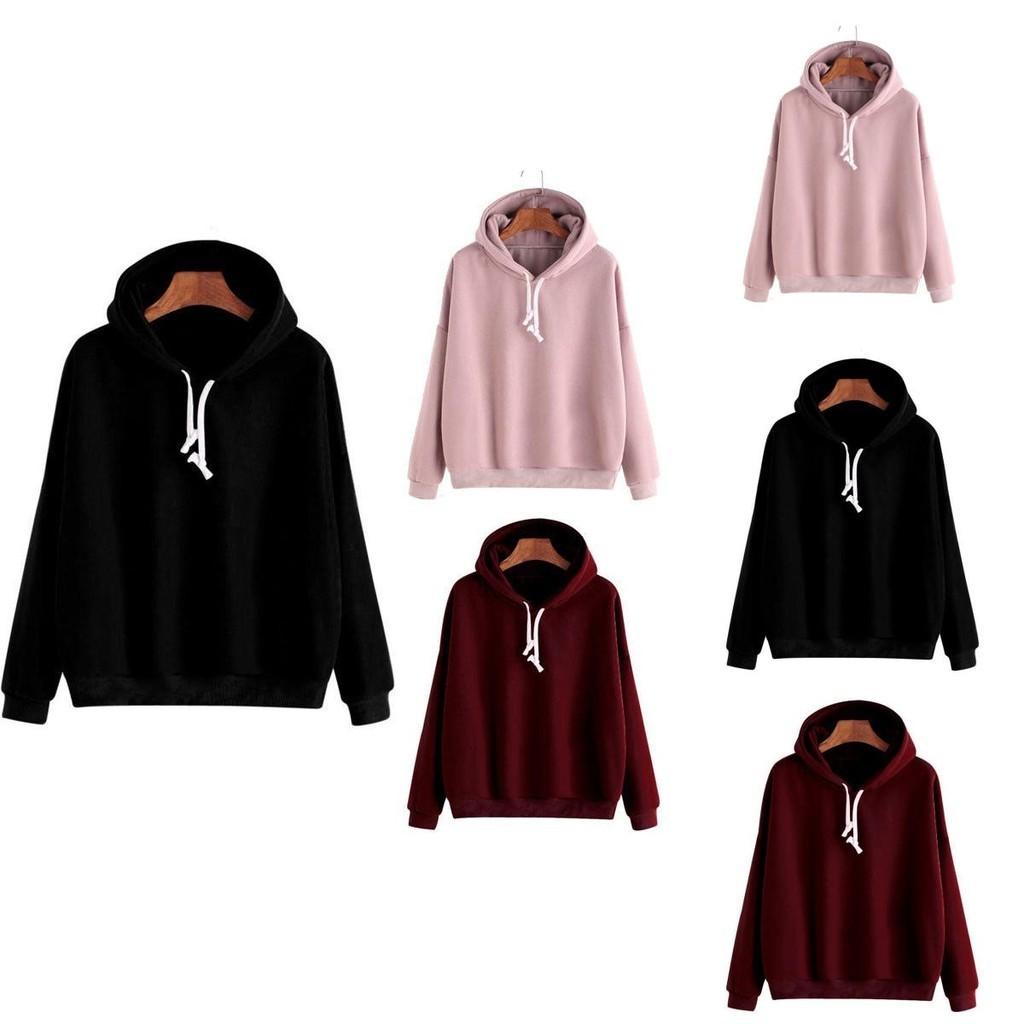 Stilvoller Unisex Herren Damen Pullover Hoodie Bequemes Einfarbiges Sweatshirt Für Teenager