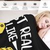 I Just Really Like Cheese OK Funny Cheese Lover Quotes Gift Throw Blanket Quilt Blanket Furry Blankets