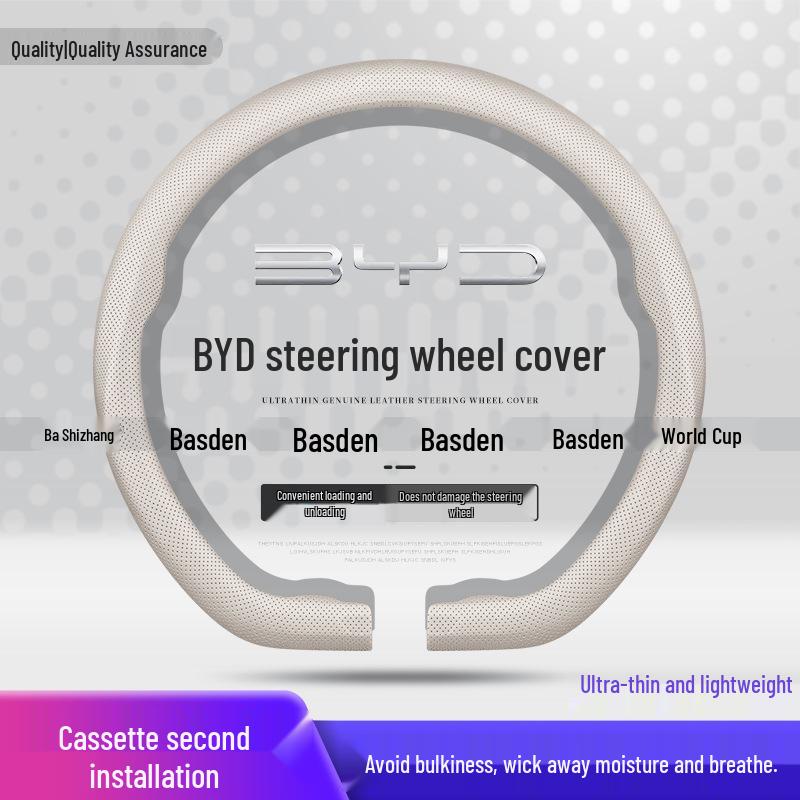 Steering Wheel Cover for BYD Frigate 07, Han EV, Song Pro, Seal, Seagull, Tang L, Qin Plus