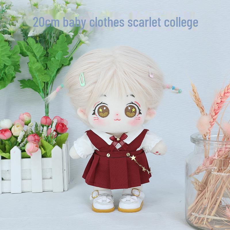 

Одежда для кукол 20 см: Юбка в стиле колледжа и туфли в стиле Лолиты для девочек