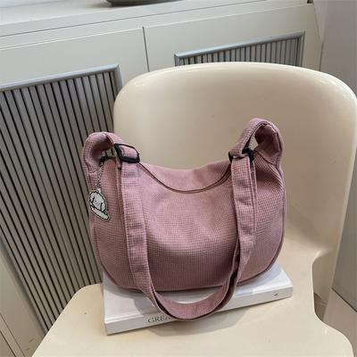 Nouveau Sac à Bandoulière Croisé Simple et Polyvalent pour Étudiante en Art Couleur Bonbon