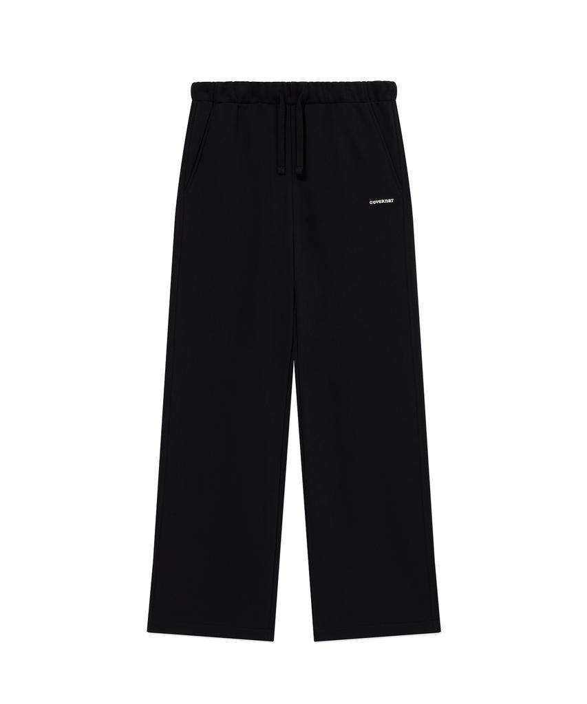 COVERNAT WOMAN Straight Sweatpants Black