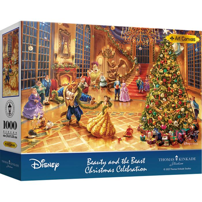 

Красавица и Чудовище Рождественский вальс (холст) Пазл Disney 1000 деталей