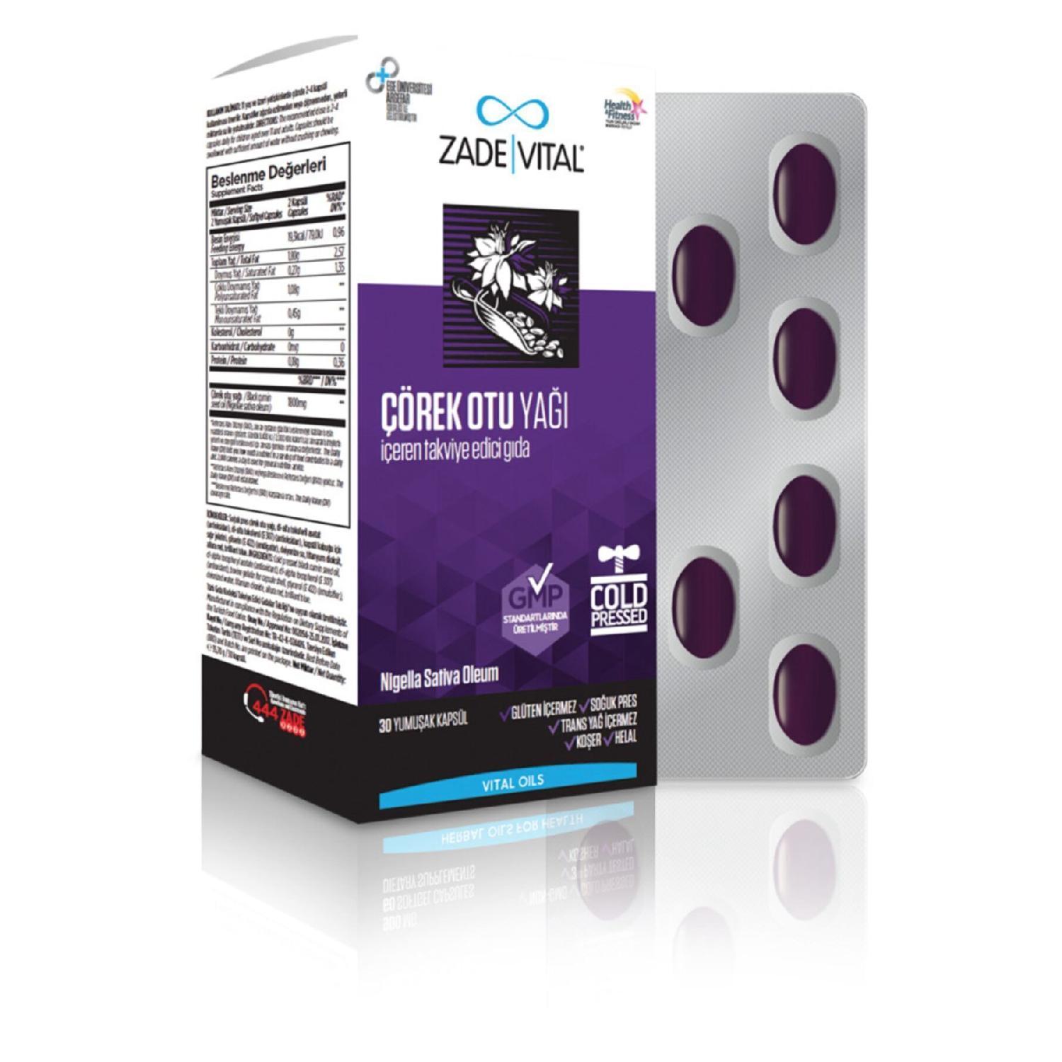

Blister 30 Capsules Zadevital Corek Hek Oil