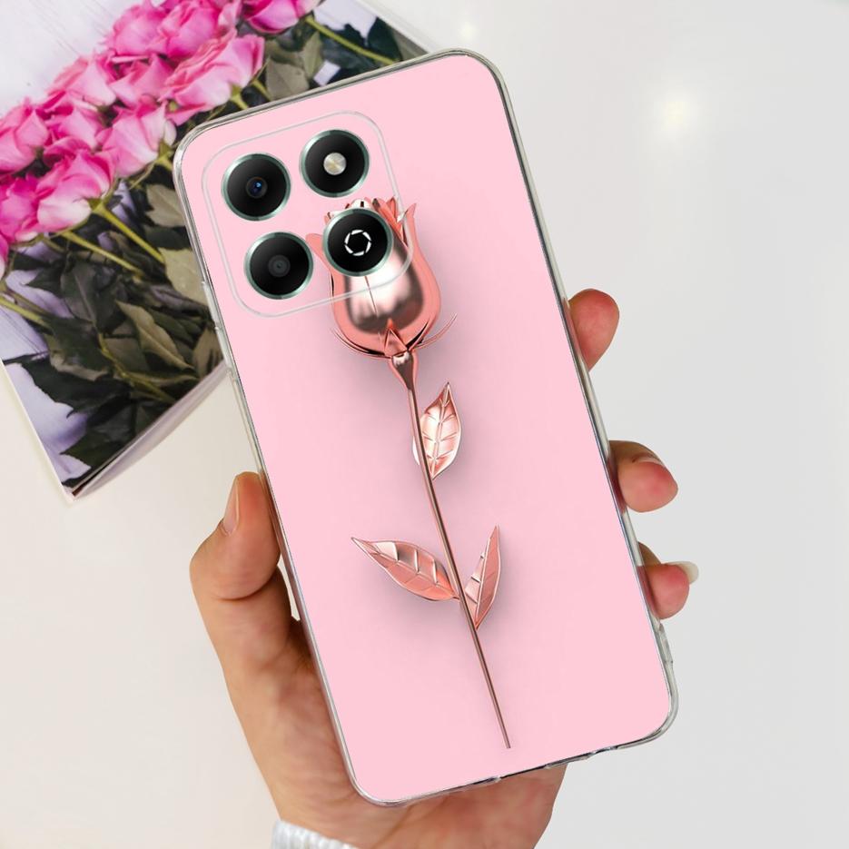 For Honor X6b Case JDY-LX1 JDY-LX2 Stylish Painted Cover Soft Silicone Shell For Honor X6b X 6b HonorX6b Phone Case 6.56'' Coque