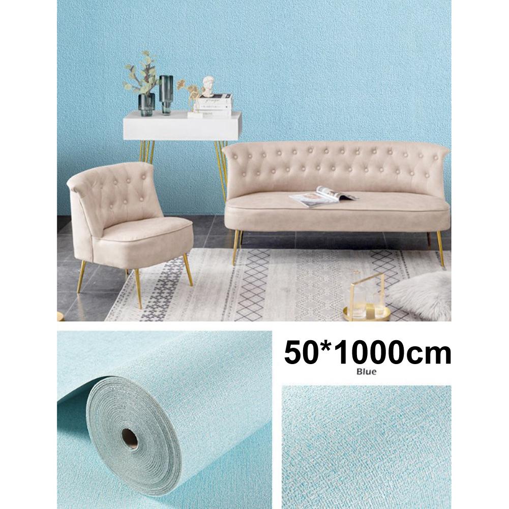

Decorative Wall Film Noise-proof Wallpaper Moisture-proof Wallpaper Easy Installation Process Peel-and-stick Application синій