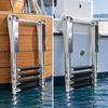 Marine Boarding Ladder Mirror Polished with AntiSlip Steps Saltwater Resistant for