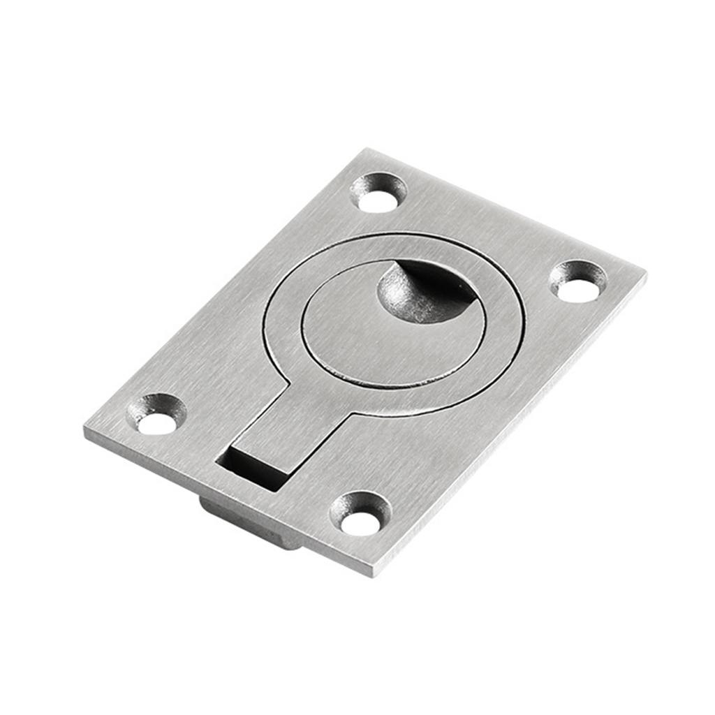Marine Boat Deck for Hatch Door Knob Handle Flush Pull Slam for Latch Lock Round Ring Handle for Cars Yacht RV